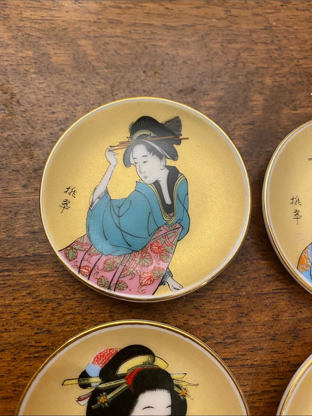 Mini Geisha Plates